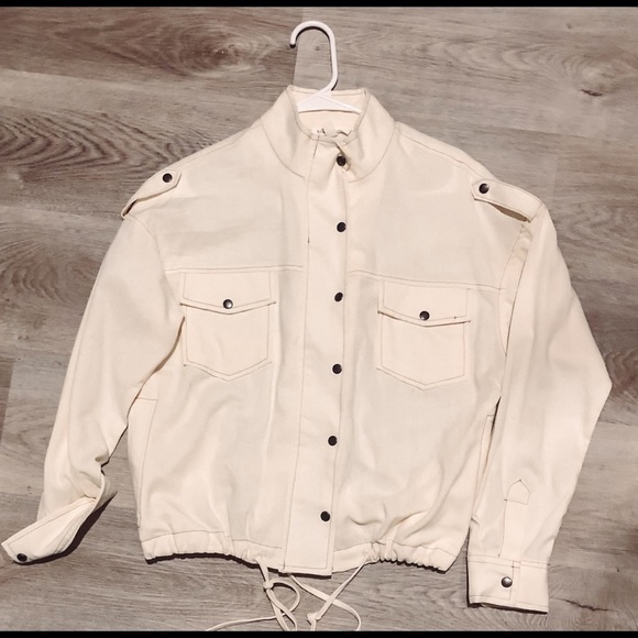 Cream Utility Jacket - Picture 1 of 1